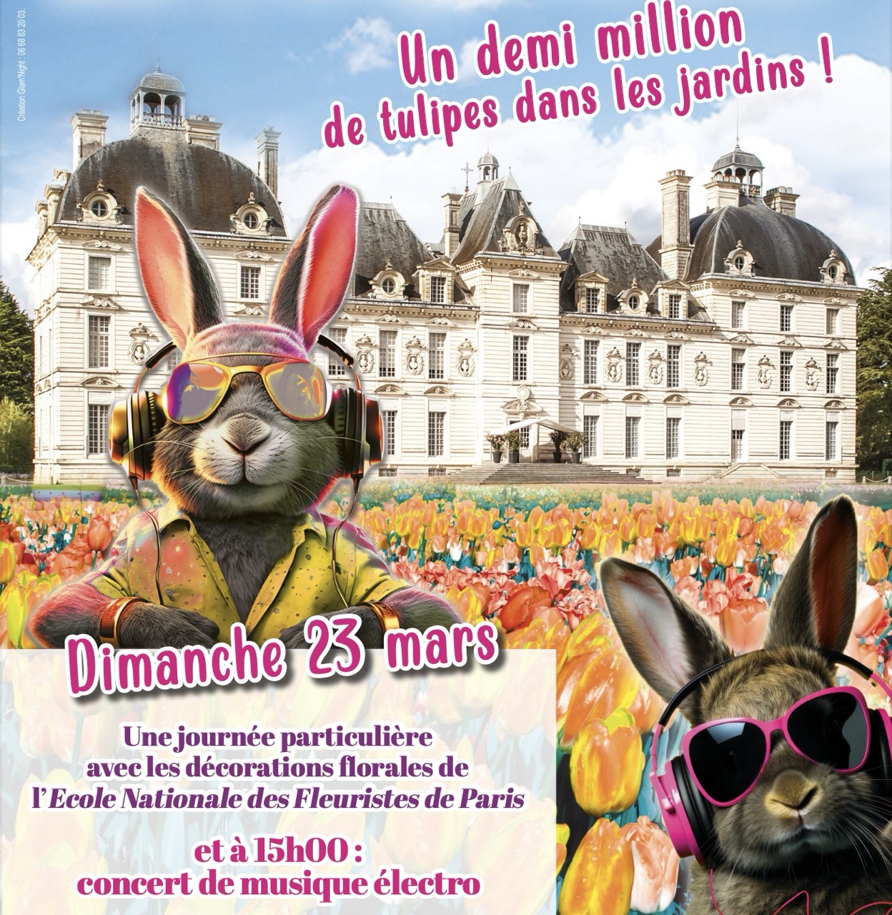 Fête printemps au château de Cheverny, le 23 mars 2025