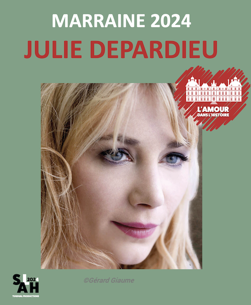 Julie Depardieu, marraine du salon du livre du château de Cheverny